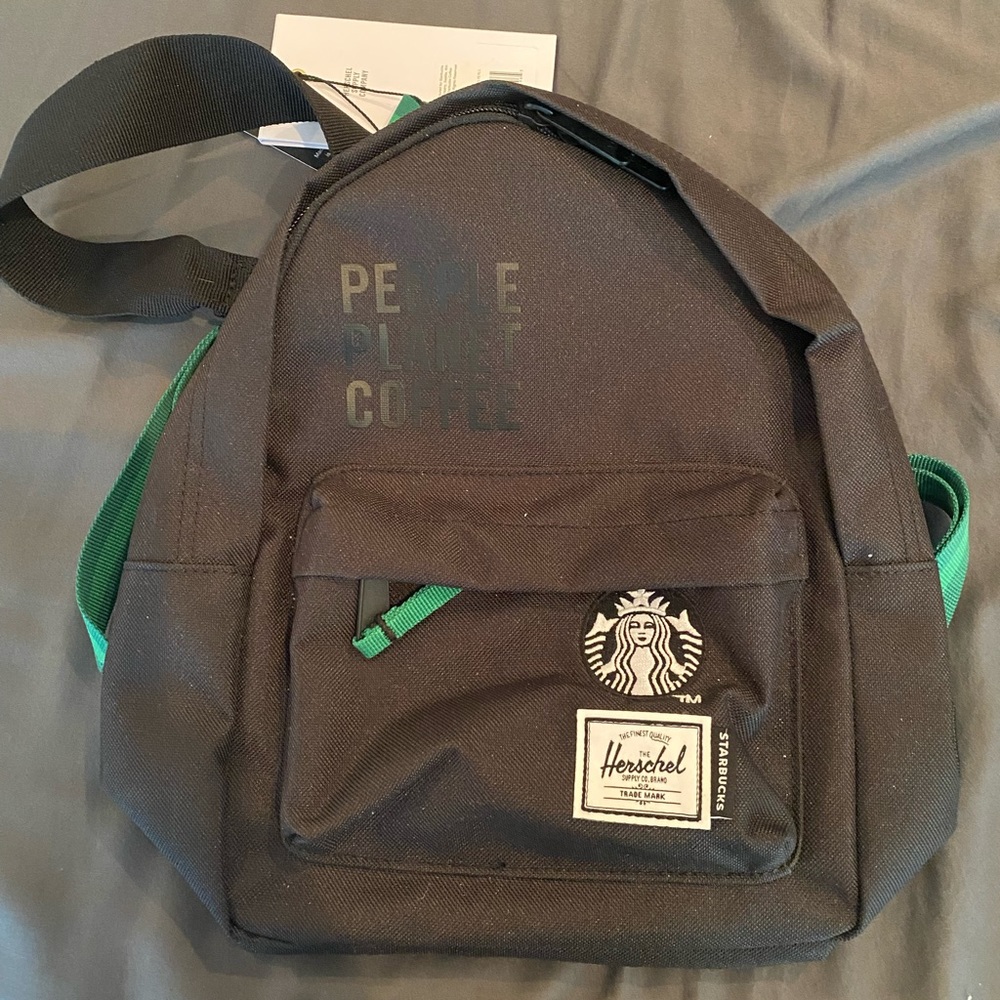 BNWT Herschel x Starbucks mini backpack